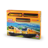 Vlak žlutý Regiojet MINI na baterie