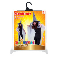 Plášť Čarodějnický s kloboukem pro dospělé