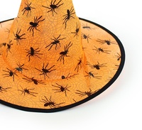 Klobouk čarodějnický oranžový pro dospělé