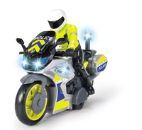 Policejní motocykl 17 cm s jezdcem