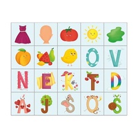 Dino Dřevěné naučné kostky Kubus Abeceda 20 kostek