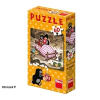 Dino Puzzle Jak krtek uzdravil myšku různé druhy 60 dílků