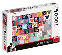 Dino Puzzle Disney Mickey Mouse Uši 1000 dílků