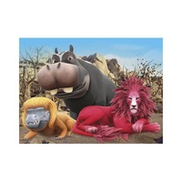 Dino Dřevěné kostky Kubus Zafari 12 kostek