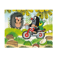 Dino Dřevěné kostky kubus Krtek a dopravní prostředky 20 kostek