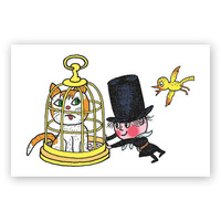 Dino Dřevěné kostky kubus české Pohádky 6ks