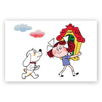 Dino Dřevěné kostky kubus české Pohádky 6ks