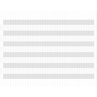 Školní Sešit notový 16 listů