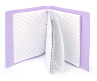 Karisblok Pastelini fialový 4 kroužky 100 listů A4