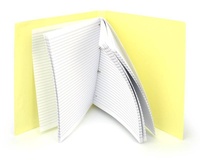 Karisblok Pastelini žlutý 4 kroužky 100 listů A4