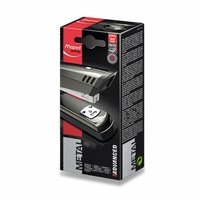 Sešívačka Maped Advanced Half Strip 24/6, na 20 nebo 25 listů - šedohnědá