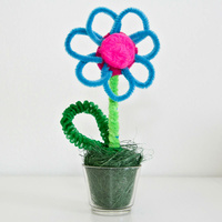 Chlupaté modelovací drátky mix barev neon 8mm 10ks