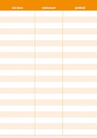 Školní Sešit Slovníček na slovíčka pro menší školáky 40 listů A5
