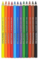 Koh-I-Noor Pastelky trojhranné silné 12ks lakované 3152