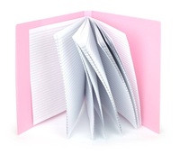 Karisblok Pastelini růžový 4 kroužky 100 listů A4