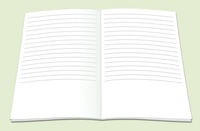 Školní Sešit 423x linkovaný + čistý: 2/3 linka 12 mm - 1/3 čistá Čtenářský deník