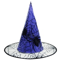 Klobouk čarodějnický barevný 37cm