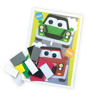 Kreativní sada Auta lepíme obrázek