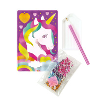 Kreativní sada mozaika z barevných kamínků Jednorožec