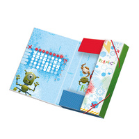 Argus Školní Box na sešity s klopou Roboti A5