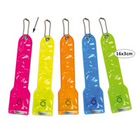 LED reflexní přívěsek - oranžový