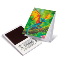Trhací zápisník s magnetem Draci 3D efekt