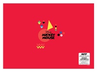 MFP Desky na číslice Disney Mickey Mouse