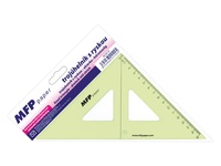 MFP Pravítko trojúhelník 45 s ryskou barevné