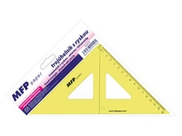 MFP Pravítko trojúhelník 45 s ryskou barevné