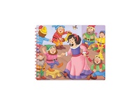 Malování vodou 4B - blok 15x19cm se spirálou 4 listy + štětec