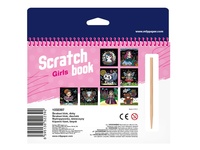 Škrabací obrázek blok 15x15cm 8l MAGIC girls