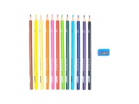 Pastelky MFP Voňavé trojhranné 12 ks s ořezávátkem