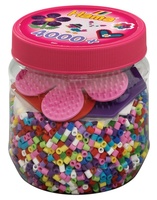 Hama Zažehlovací korálky a podložky Midi v plastovém boxu