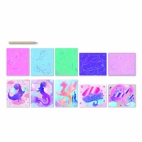 Škrabací obrázek Dráčci 10ks 20x24cm v krabičce 26,5x22x4cm