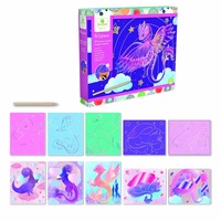 Škrabací obrázek Dráčci 10ks 20x24cm v krabičce 26,5x22x4cm