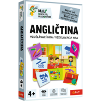 Malý objevitel Angličtina vzdělávací společenská hra v krabici 19x29x4cm