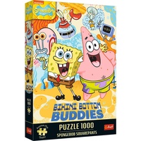 Puzzle Premium Plus: SpongeBob 1000 dílků 48x68,3cm v krabici 27x40x6cm
