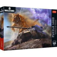 Puzzle Premium Plus - World of Tanks: Tiger II 1000 dílků 68,3x48cm v krabici 40x27x6cm