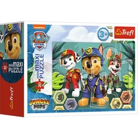 Minipuzzle miniMAXI 20 dílků Tlapková patrola/Paw Patrol 4 druhy v krabičce 11x8x4cm 24ks v boxu