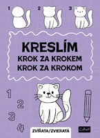 Pracovní sešit Kreslím krok za krokem zvířata 20x27,5cm