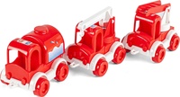 +Auto hasiči Kid Cars 3ks plast 10cm v krabičce 30x8x10cm 12m+ Wader