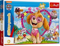 Trefl Puzzle třpytivé Paw Patrol Tlapková patrola 100 dílků