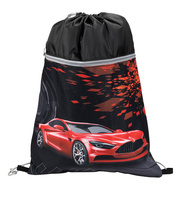 Stil Školní Vak Sáček na cvičky přezůvky Auto Red Speed