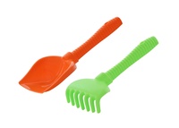 Lopatka a hrabičky na písek 27cm