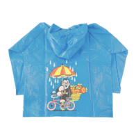 Pidilidi Dětská Pláštěnka Krtek světle modrá 4 roky 104cm