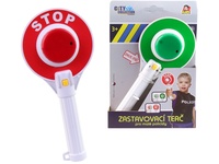 Policejní plácačka 23cm svítící na baterie