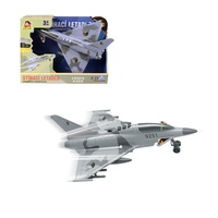 Stíhací Letadlo na setrvačník 26cm se světlem a hlášením pilota v češtině