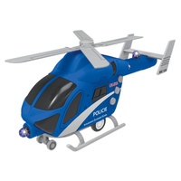 Made Vrtulník policejní na setrvačník se světlem a zvukem