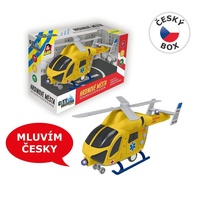 Made Vrtulník Záchranářský na setrvačník se světlem a zvukem