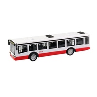 Autobus kovový na zpětný chod 16cm
